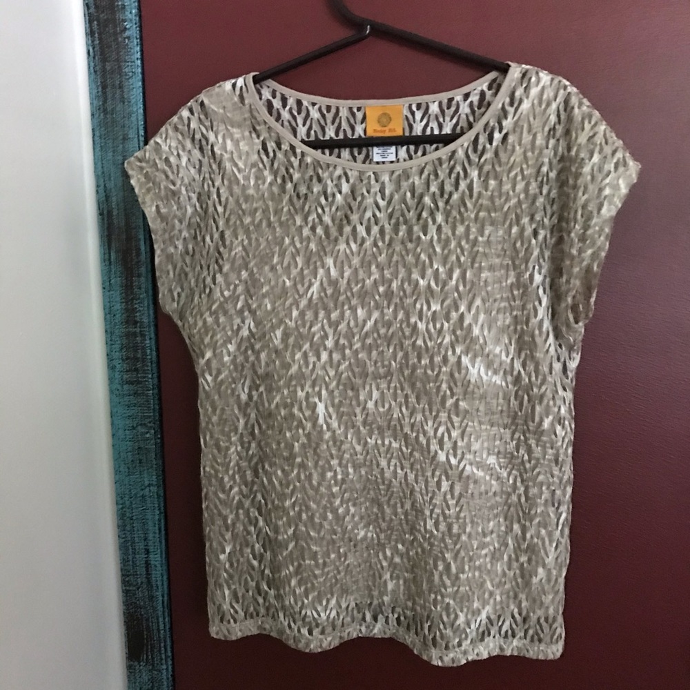 Ruby Rd Beige Top 2pc Connected - image 1